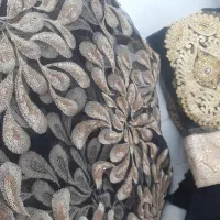 فروش یک جفت دمپایی وپارچه  مجلسی|کیف، کفش، کمربند|فین, |دیوار