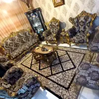 مبل سلطنتی 9 نفره|مبلمان خانگی و میز عسلی|هشتگرد, فاز ۳ مهستان|دیوار