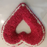 گل ماشین عروس مدل قلب