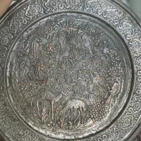 سینی مس کار شده قدیمی