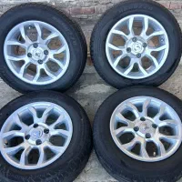 رینگ ۱۵شاخ گوزنی اروند اصل شرکتی و لاستیک خارجی|قطعات یدکی و لوازم جانبی|میاندوآب, |دیوار