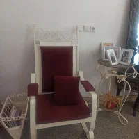 صندلی آهنگی طرح هخامنشی.میزتلفن وجا روزنامه ای