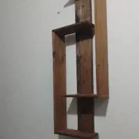 شلف دیواری مشبک رگال چوب ترمو|کتابخانه، شلف، قفسه‌های دیواری|تهران, شهرک رضویه|دیوار
