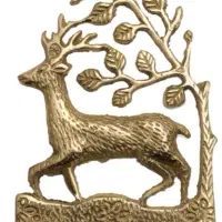 دیوار کوب برنجی جا کلیدی کاملا نو