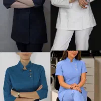 خیاط اقا جهت دوخت روپوش پزشکی