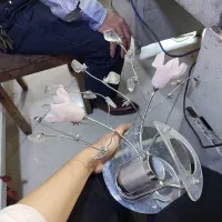 لوستر دیواری کریستالی خارجی