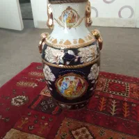 گلدان چینی ژاپنی طلا کوب