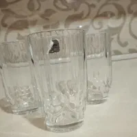 لیوان و نمکدان پرده ای فرانسه و نعلبکی ارکوپال