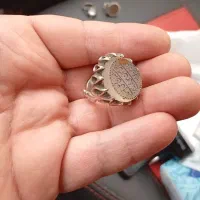 ۴ عدد انگشتر نقره با نگین اصلی