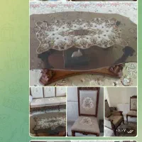 مبل ۹ نفره تمیز و سالم  در حد نو|مبلمان خانگی و میز عسلی|شاهین‌شهر, طالقانی|دیوار