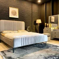 تخت خواب دو نفره و تک نفره،آینه و کنسول