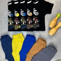 ست تیشرت شلوارک پنبه بچه گانه
