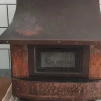 بخاری گازی طرح شومینه