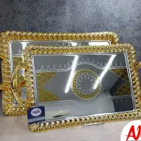 سینی پذیرایی دو تیکه|ظروف سرو و پذیرایی|شیراز, بازار|دیوار