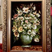 تابلو فرش دستباف ابریشم