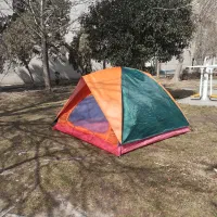 چادر کوهنوردی و مسافرتی ۴ نفره عصایی دو پوش