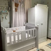 تخت وکمد سفید|تخت و صندلی بچه|تهران, باشگاه نفت|دیوار