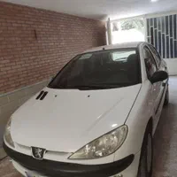 فروش پژو206تیپ2مدل1400رنگ سفید|خودرو سواری و وانت|جهرم, |دیوار