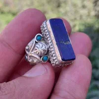 انگشتر نقره قدیمی لاجورد افغان|جواهرات|بندرعباس, |دیوار