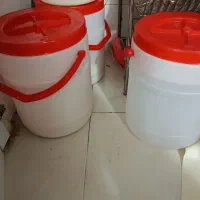 دبه های پلاستیکی|ظروف نگهدارنده، پلاستیکی، یک‌بارمصرف|قم, شهرک سازمان آب|دیوار