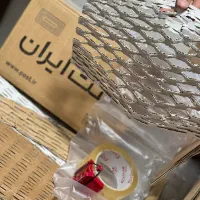 کارتن لانه زنبوری، پوشال بسته بندی