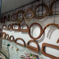 دسته کیف چوبی