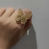 انگشتر استیل رنگ ثابت
