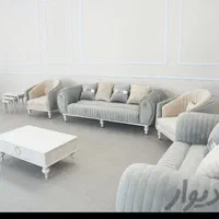 مبل پاریس ۷ نفره رنگ بندی موجود|مبلمان خانگی و میز عسلی|رشت, پسیخان|دیوار
