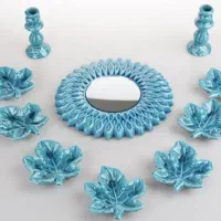 هفت سین سرامیکی با آینه ۲۵۰ت