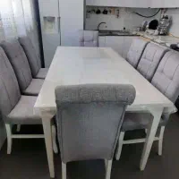 فروش ست ۹ نفره و ناهارخوری ۸نفره|مبلمان خانگی و میز عسلی|آبیک, |دیوار