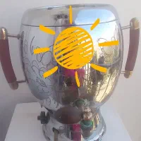 سماور گازی استیل