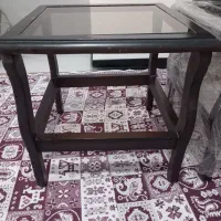 ۲عدد میز عسلی جنس چوب راش ۱۳۰۰ فروش فوری