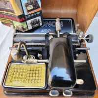 دستگاه تایپ ماشین تحریر عتیقه قدیمی AEG برلین
