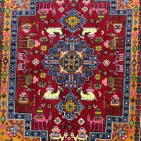 فرش دستبافت ۲متری رنگ گیاهی|فرش|مشهد, راهنمایی|دیوار