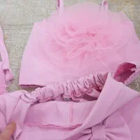 لباس دخترانه با پارچه مازراتی|کفش و لباس بچه|بندرعباس, |دیوار