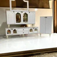 ست کنسول و آینه/mdf/انلاین|بوفه، ویترین، کنسول|شیراز, بهارستان|دیوار