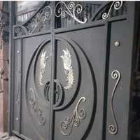 درب آهنی طرح طاووس،کد005|مصالح و تجهیزات ساختمان|زنجان, |دیوار