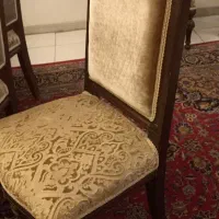 ست مبل استیل  نه نفره و ناهار خوری هشت نفره