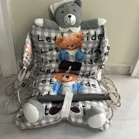 تاپ و گهواره ریلکسی تدی به همراه پایه فلزی