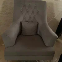مبل راحتی چستر پارچه نانو کاملا نو با قیمت مناسب