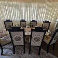 مبل و میز ناهارخوری سلطنتی ۷نفره|مبلمان خانگی و میز عسلی|خمین, |دیوار