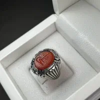 انگشتر عقیق نقره