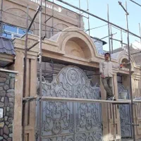 سنگ کار رومی ساده ترکیبی پله کف بدنه محوطه|خدمات پیشه و مهارت|کرج, میدان میوه و تره بار مرکزی|دیوار