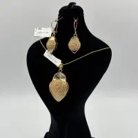 نیم ست طلا لوتوس