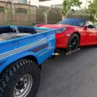 یدکش خودرو بر یدکش جرثقیل چرخگیر 24 ساعته