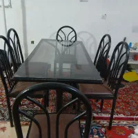 میزه غذا خوری ۶ نفری|میز و صندلی غذاخوری|اصلاندوز, |دیوار