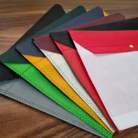 پوشه دکمه دار پارچه