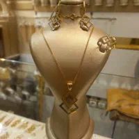 نیم ست،النگو آینه ای،آویز ساعت،گوشواره