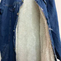 کت جین زنانه خزدار گرم و شیک|لباس|مشهد, سجاد شهر|دیوار