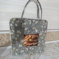 کیف نان  پارچه ای|سفره، حوله، دستمال آشپزخانه|میاندوآب, |دیوار